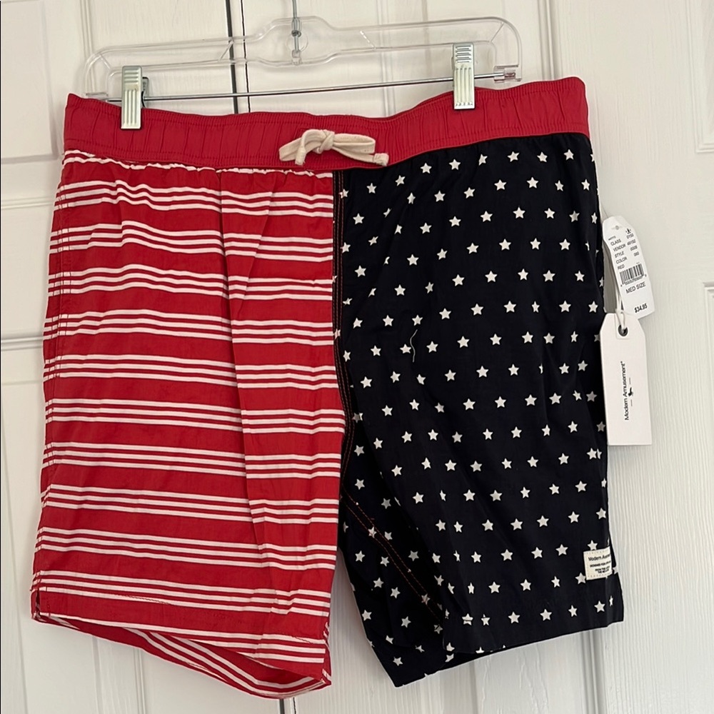 Red and Blue Stars and Stripes swimsuit